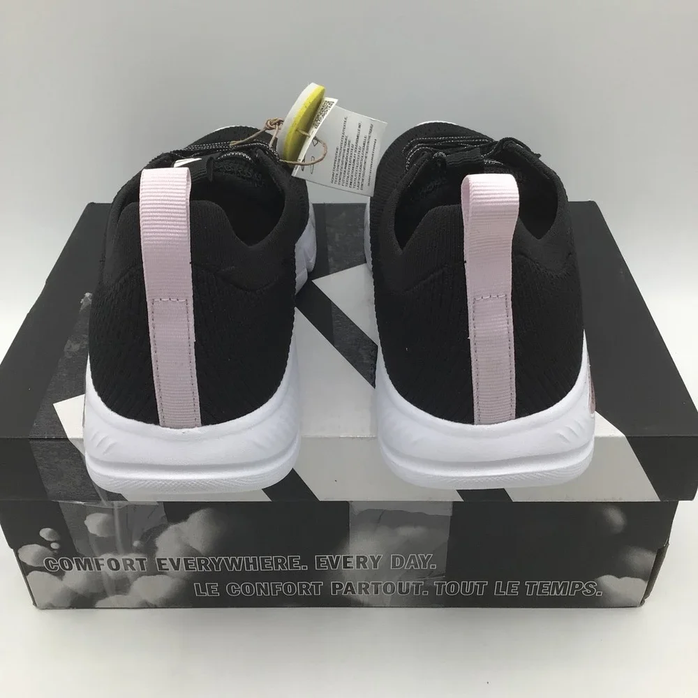 Adidas Cloudfoam Flex Slounge Womens Size 8 Wide Black Running Shoes KI3458 NEW